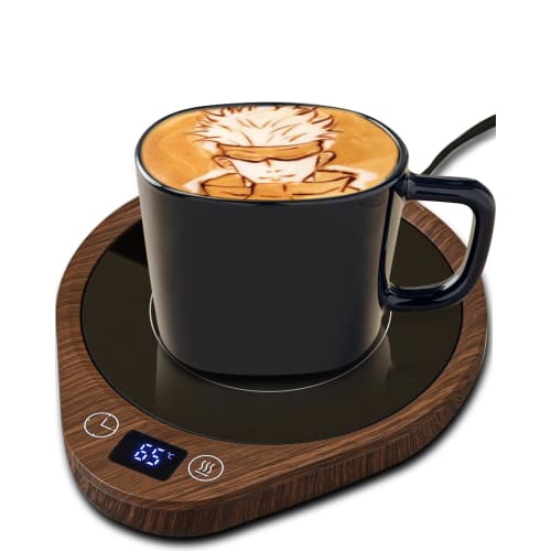Keep your drinks hot! Cup warmer, insulated coaster, coffee warmer with 3 temperature settings, timer, and automatic shut-off. Fast heating, perfect f