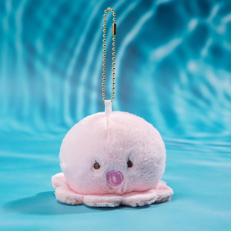 Oysters Octopus Crayfish Marine Creatures Stuffed Toy Keychain Backpack Decor