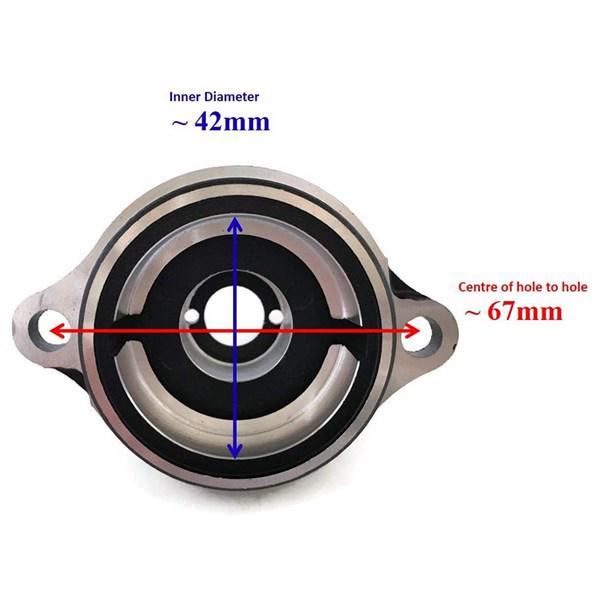 1 Pc Metal Marine Outboard Motor Lower Housing Cover in Picture Color, Fits 6E0-45361-01-4D 8D