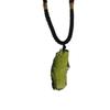 Natural Unique Crystal Quartz Necklace Impact Glass Unisex Pendant Necklace Pendant Green Meteorite Stone S8N0 Moldavite Y2K5