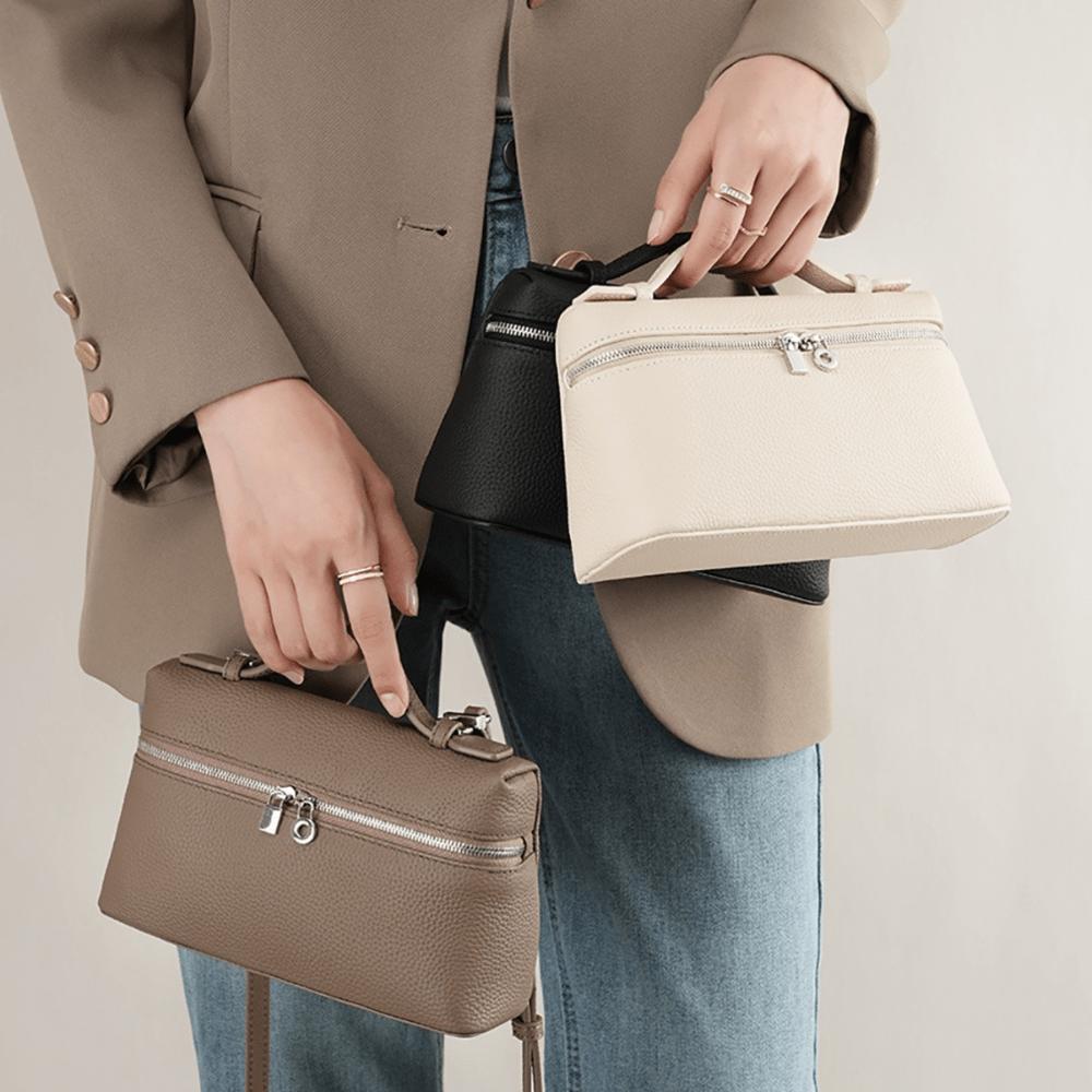 Small Square Women's Bag, Simple Single Shoulder Oblique Span Box Bag, Niche Temperament Women's Bag
