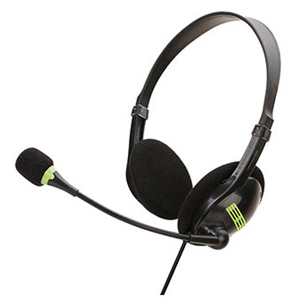 Gaming Headset Over Ear  Mounted Wired Headphones with Mic 30mm Driver Adjustable Headband for Laptop Computer PC With Mic