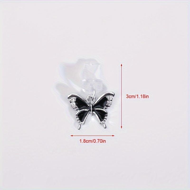 Colored Droplet Butterfly Phone Pendant, Phone Dust Plug, Phone Decoration Small Gift