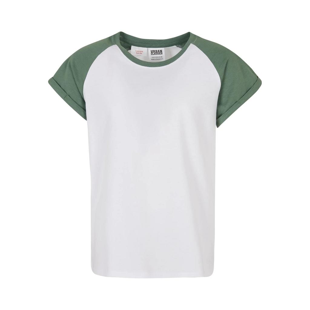 Urban Classics Girls Contrast Raglan T-Shirt
