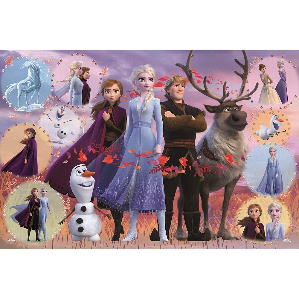 EPOCH Disney Frozen 2 Collection 1000-Piece Jigsaw Puzzle with Glue and Tools 50x75cm