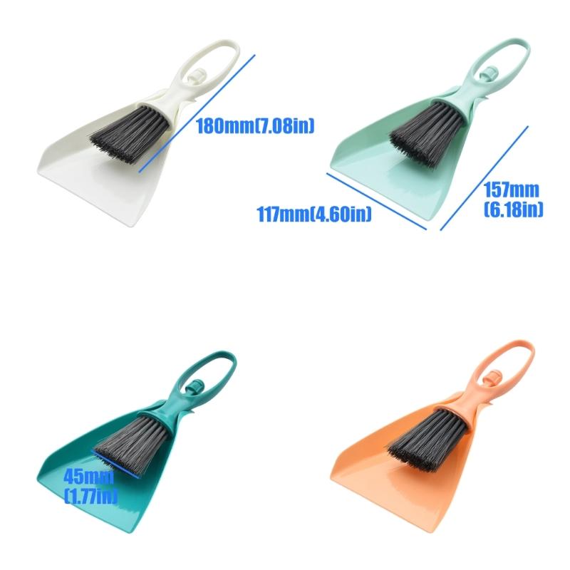 2 Pack Space Efficient Cleaning Set Not Slip Handle Dense Design For Desktop Small Districts Maintenance