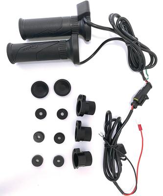 Kaedear Heated Grips for Standard Universal 120mm Integrated Voltage Electric Heated Handlebars for Handlebars, Fit, 22.2mm Diameter, Length, Switch,
