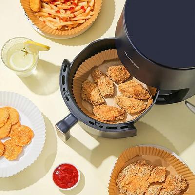 Disposable Kitchen Accessories Air Fryer Reposteria 30/50Pcs Measuring Tools & Scales Round Oven Pan Mat Paper Pad Pastry Molds