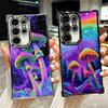 Weird Psychedelic Mushroom Soft Phone Case For Samsung Galaxy S26 Ultra S25 Edge S24 FE S23 Plus S22 S21 + S20 Plating Anti-Fall