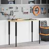 Adjustable Workbench Frame Set 2 pcs Metal 55 x (69 95.5) cm
