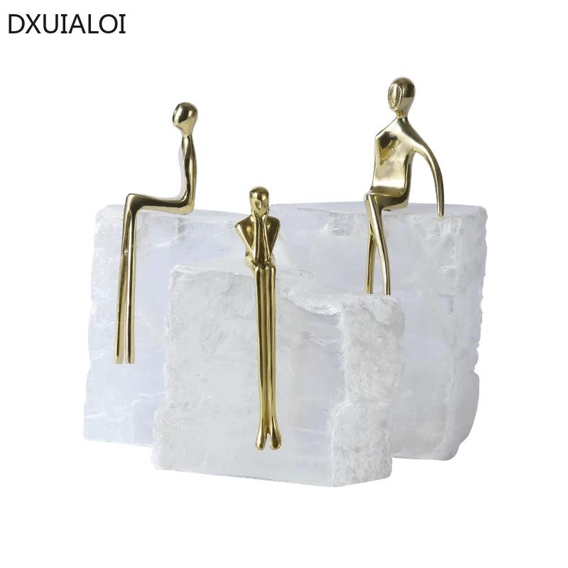 European style creative abstract character ornaments Crafts Home decoration accessories  Shop window decorations