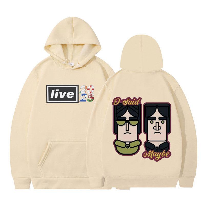 

O-Oasis British Rock Band 2025 Vintage Hoodie Winter Long-sleeved Loose Casual Pullover Autumn Harajuku Punk Sweatshirt Tops 3XL