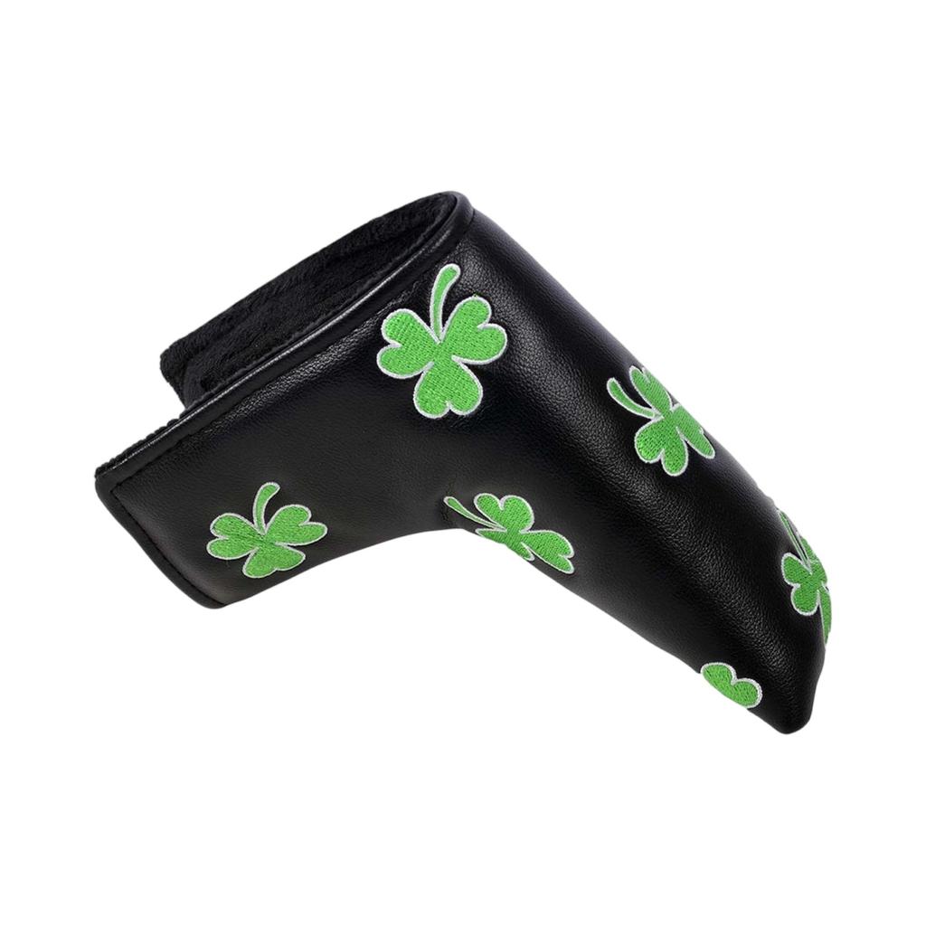 Exquisitely Embroidered One-Line Golf Putter Cover, Club Head and Ball Head Protective Cover,  Putter Head Cover for Golf Clubs