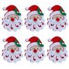 20PCS/Bag Merry Christmas Ornament Cloth Patch DIY Santa Claus Elk Snowflake Pattern Christmas