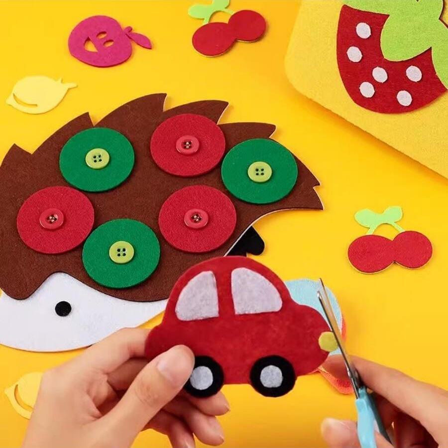 A4 Buntes Vliesstoff für DIY und Basteln