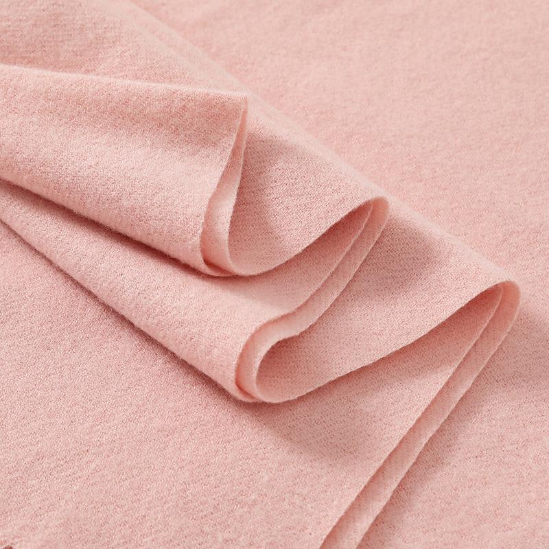 New Solid Color Wool Square Scarf Women's Imitation Cashmere Autumn and Winter Warm Scarf Cashmere Shawl