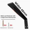 Loadbearing 111kg Wall Triangular Support Bracket Suspended TV Cabinet Desk Partition Fixed Heavy-duty Thickened Storage Rack