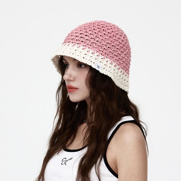 ULUK Lollipop Two-Tone Bucket Hat_Pink