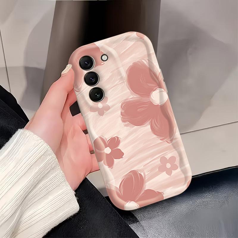 Gradient Chrysanthemum Petal Pattern Case for Samsung Galaxy S26 S25 Ultra S24 FE S23 Plus S22 A56 A36 A16 A17 A37 A57 A55 Cover