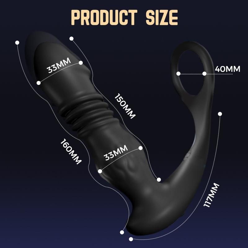 Fernbedienung Anal Plug Vibrator Prostata Massager Teleskop Dildo Verzögerung Ejakulation Penis Ring Sex Spielzeug für Paare