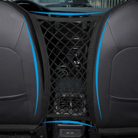 Universal Car Seat Organizer Luggage Storage Holder Pocket Elastic Mesh Net Bag