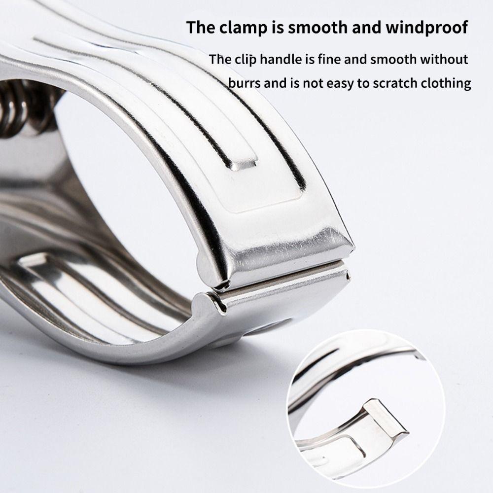 12Pcs Stainless Steel Hanger Pool Cover Clips Windproof Quilt Clip Clothes Pins  Above Ground Pools
