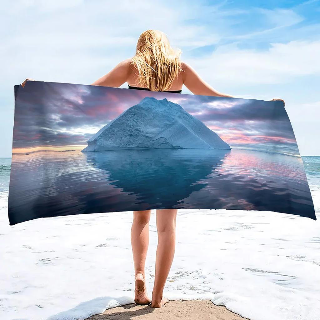 Large Beach Towel Lightweight Pool Towels Quick Dry Beach Towel Extra Large Microfiber Sand Free Towels Travel Beach Accessories