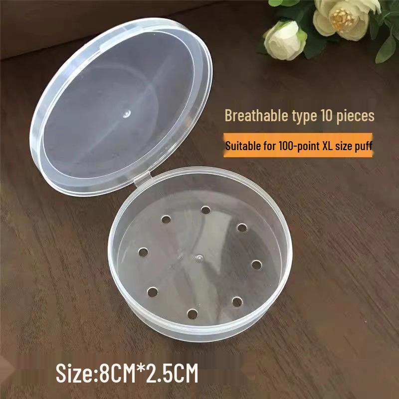 

Набор из 10 высококачественных дышащих перфорированных PP контейнеров для хранения - Портативные и прозрачные