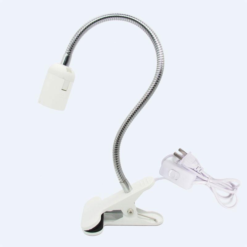 E27 400MM Flexible Clip Switch LED Lamp Holder Socket Power Cable