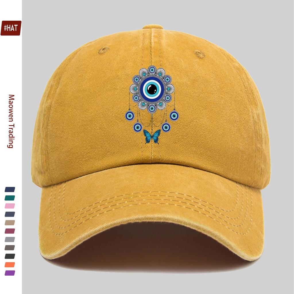 Pc Butterfly Pendant Pattern Print Baseball Cap Sun Hat with Blue Butterfly Print Comfortable Lightweight Trucker Decorative Ha