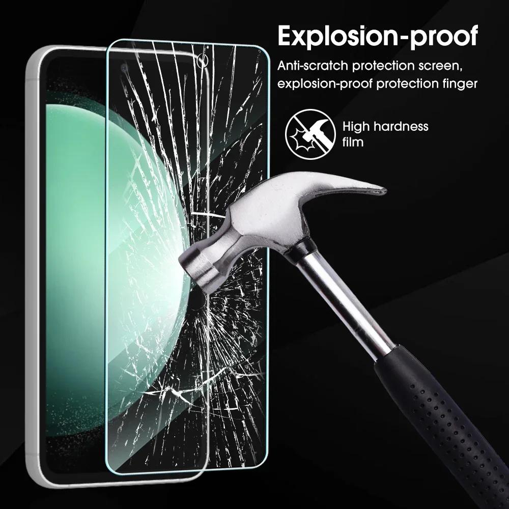 HD Clear Glass Screen Protector for Samsung Galaxy S23 FE S23 S23 Plus 9H Hardness Tempered Glass Protective Cover Films