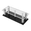2 Pcs Golf Ball Display Stand Acrylic Metal Golf Ball Holder for Home Study Living Room Office Sports Center