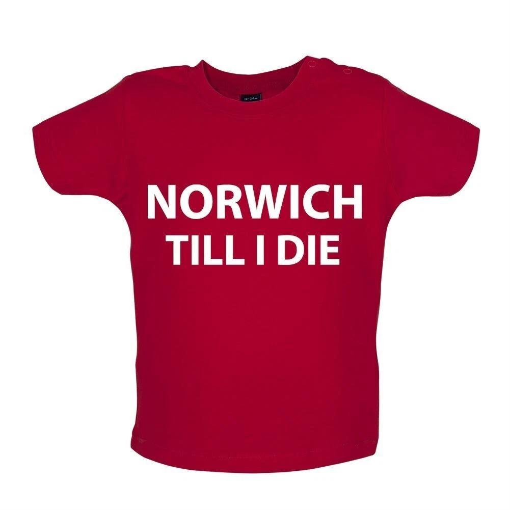 Norwich To I Die -Baby Kids Boys Girls Unisex T-Shirt / Romper Tees Top- Canary Islands Love Fan Player Gift 100