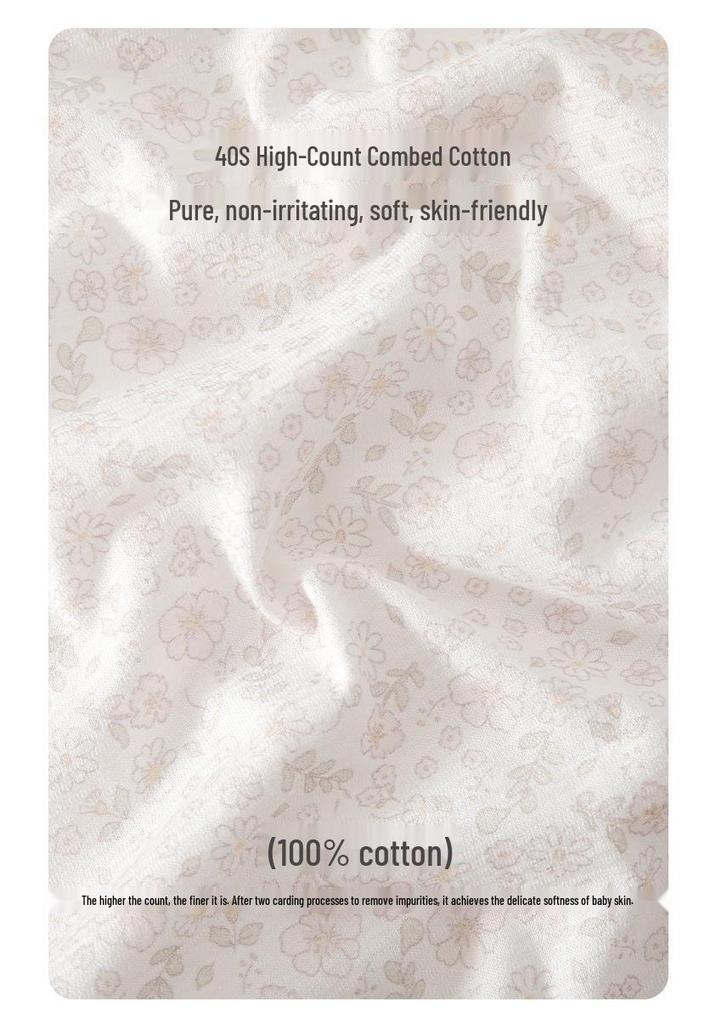 Summer Pure Cotton Newborn Romper - A-Class Thin Style Baby Clothes