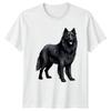 Black Belgian Shepherd Dog Animals Unisexs TShirt Unisexs Tee Graphic Unisex Top
