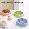 Dog Slow Feeder Bowl, Cat Slow Eating Bowl, Anti-Slip Bottom Pet Dish, Reduces Choking Vomiting for Cats Dogs