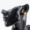 CHANEL COCO Mark Earring vintage Plated Gold 11.2g Women Used