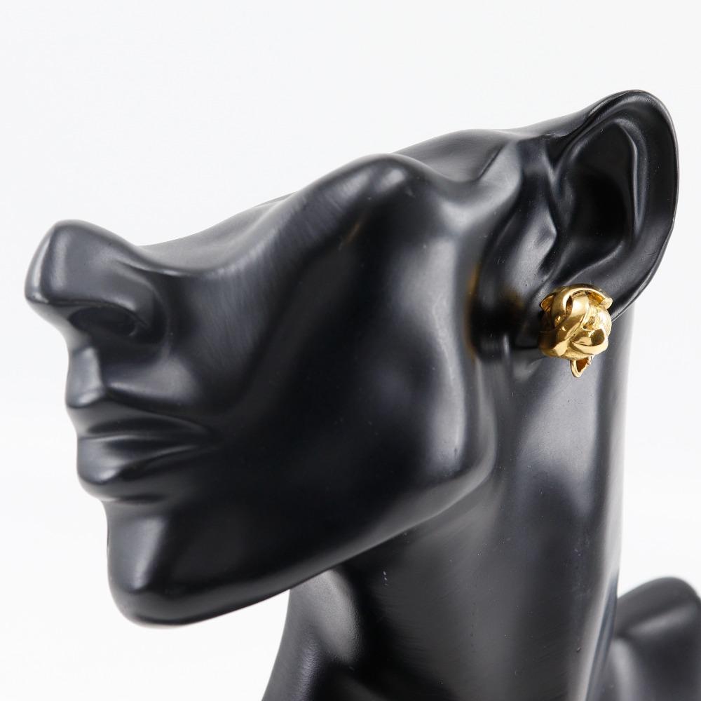 CHANEL COCO Mark Earring vintage Plated Gold 11.2g Women Used
