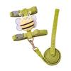 Cat Harness And Leash Set Adjustable Escape Proof Kitten Harness with Cartoon Bee