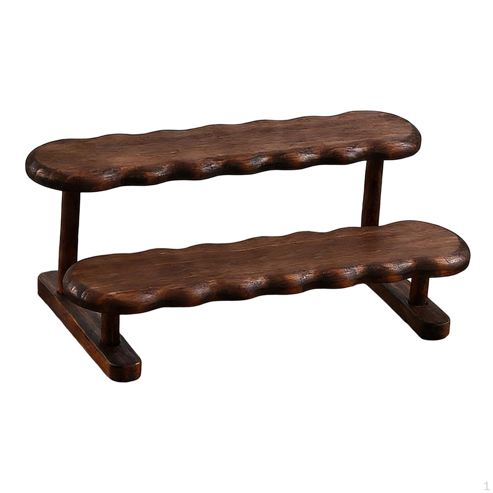 Display Shelf for Figurines Versatile Decorative Tiered Perfume Organizer Crafts Home 2 Tier 1240₽