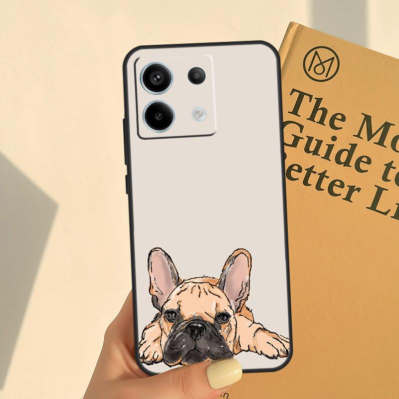 French Bulldog Dog Cover For Xiaomi Redmi Note 11 10 12 13 14 Pro 11S 12S Case For Redmi 15C 10C 13C 12C 14C 15