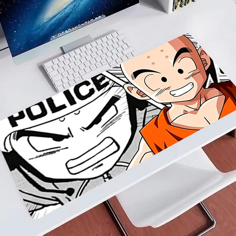 Mouse Pad Dragon Ball Krillin Extended Mouse Pad Game Pc Computer Keyboard Desk Mat Dbz Carpet Gaming Accessories Large Mousepad