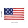 90x150cm Embroidered American Flag Independence Day Flag Outdoor USA Flag Waterproof Polyester Flag for US National Holidays