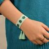 Pearl Evil Eyes Bracelets Adjustable Rope Blue Eyes Bracelet Woven Charm Bracelets  Women Girls