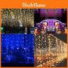 13-130ft Vorhang Eiszapfen Lichter LED Lichterkette Weihnachten Innen Außen Hochzeit Party Lichterkette