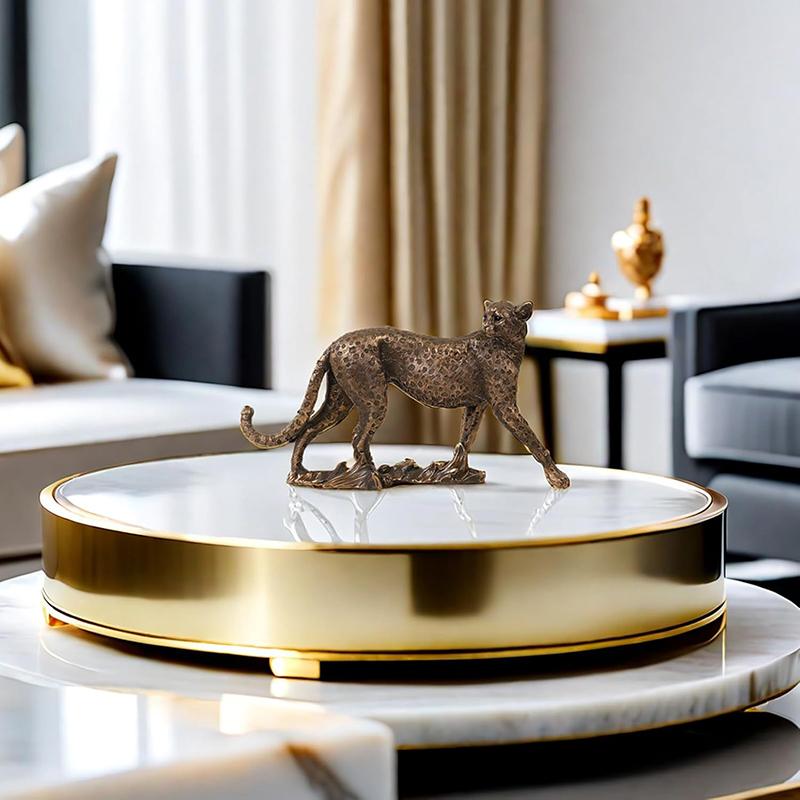 Harz Gepard Statue Klassische Leopard Figur Moderne Heim Büro Schreibtisch Harz Tier Panther Dekor Skulptur Dekorative Geschenk
