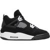 Air Jordan 4 Retro GS White Thunder Kinder-Sneaker Schwarz FQ8213-001