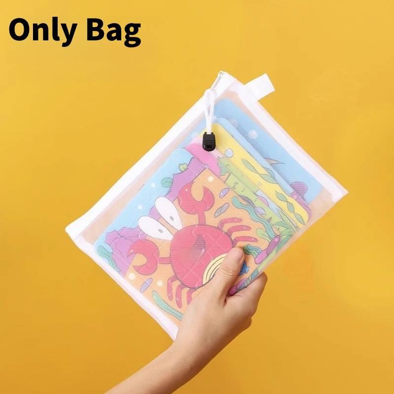 Transparent Cubic Nylon Organizer Storage Bag For Desk Bedroom And Room Living