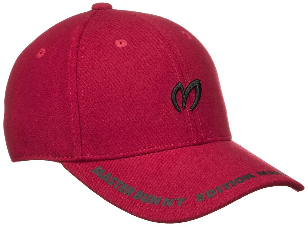 [Master Bunny] Unisex 3WAY Cap (Knit Visor Set)  Golf Hat  758-2287013 100Red FR