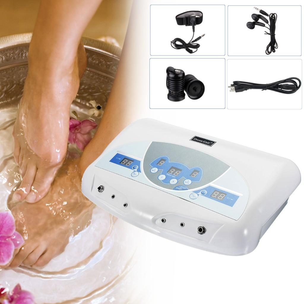 110V/220V Dual User Detox Ionic Foot Bath Ion Spa Machine Cell Cleanse MP3 Arrays